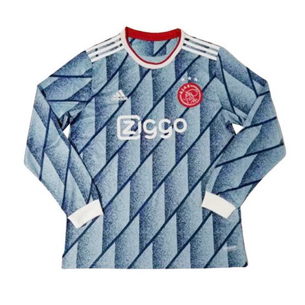 Tailandia Camiseta Ajax 2ª ML 2020/21 Azul